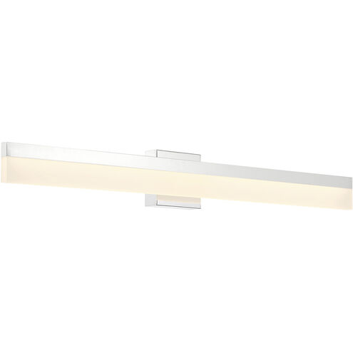 Loft LED 24 inch Chrome and Frosted Bath Vanity Wall Light