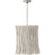 Cara 4 Light 16 inch Brushed Pewter Pendant Ceiling Light