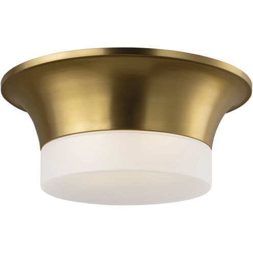 AH by Alexa Hampton Sina 2 Light 14.75 inch Burnished Brass Flush Mount Ceiling Light