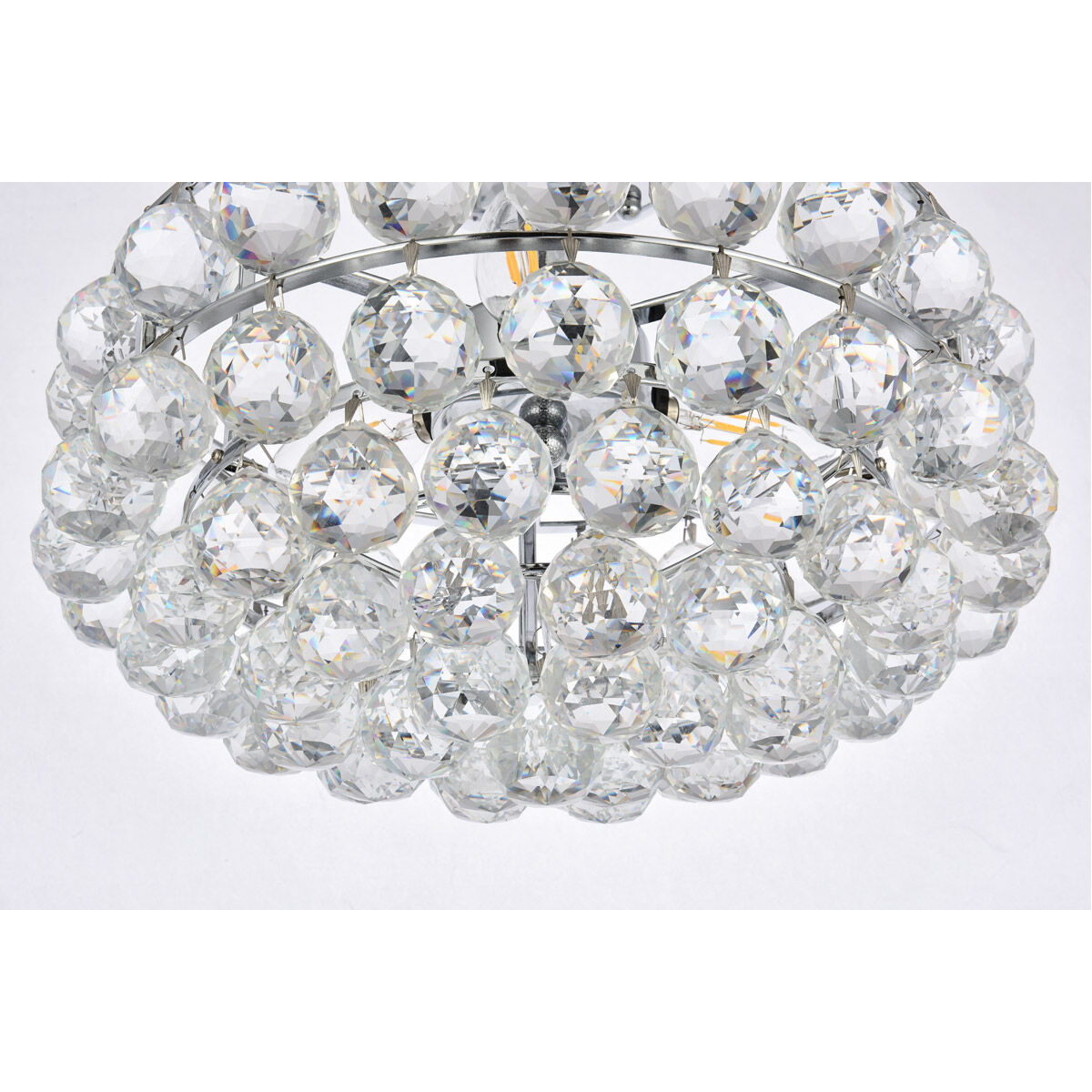 Savannah 3 Light 14 inch Chrome Flush Mount Ceiling Light