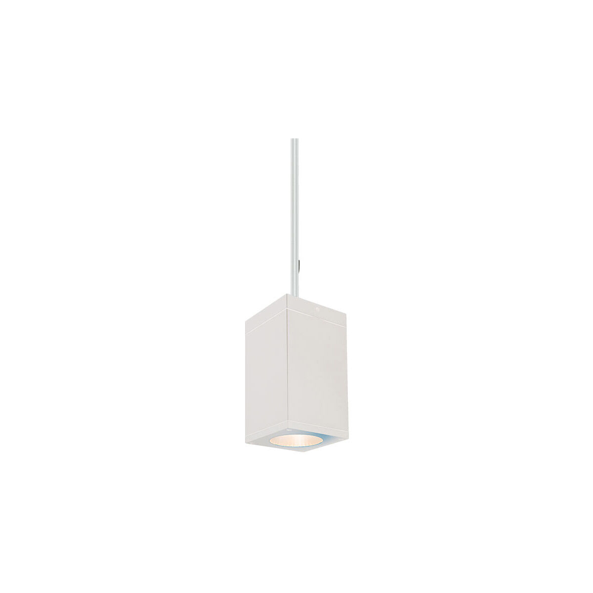Cube Arch LED 5 inch White Outdoor Pendant in Spot, 85, 3500K