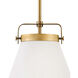 Lexi 1 Light 13.5 inch Lacquered Brass Indoor Pendant Ceiling Light