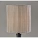 Amos 28 inch 100 watt Black Table Lamp Portable Light