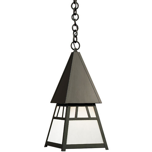 Dartmouth 1 Light 10.12 inch Mission Brown Pendant Ceiling Light in Cream