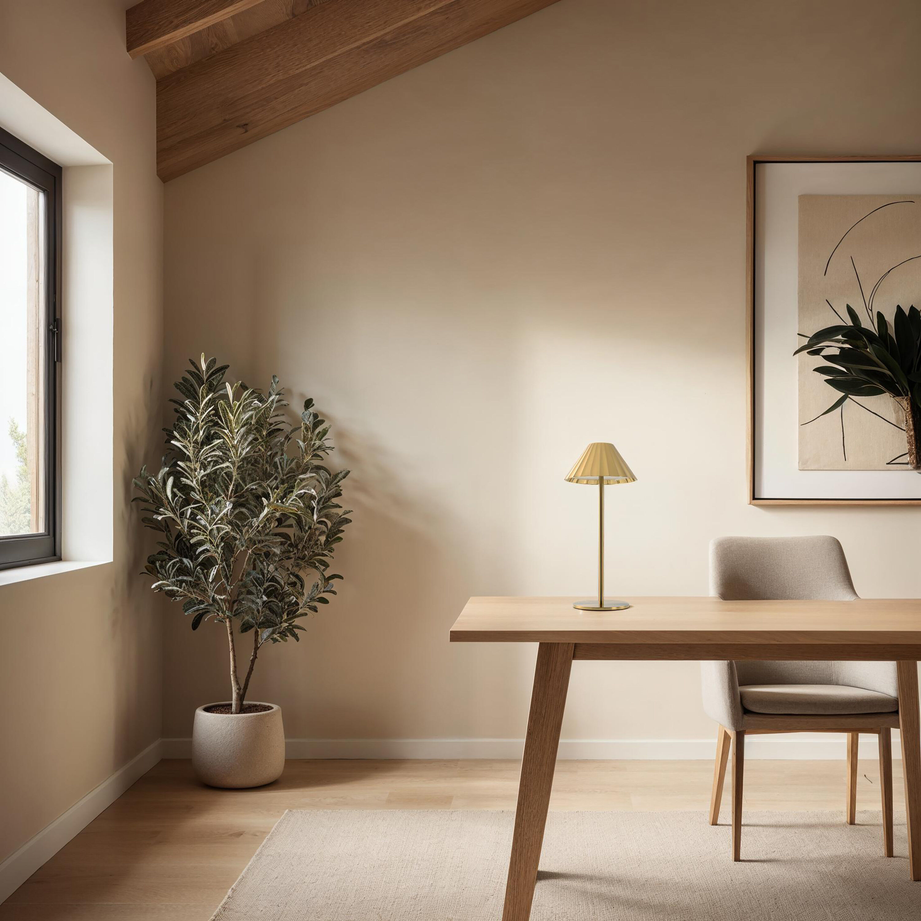 Ginevra 12.6 inch 3.50 watt Gold Table Lamp Portable Light