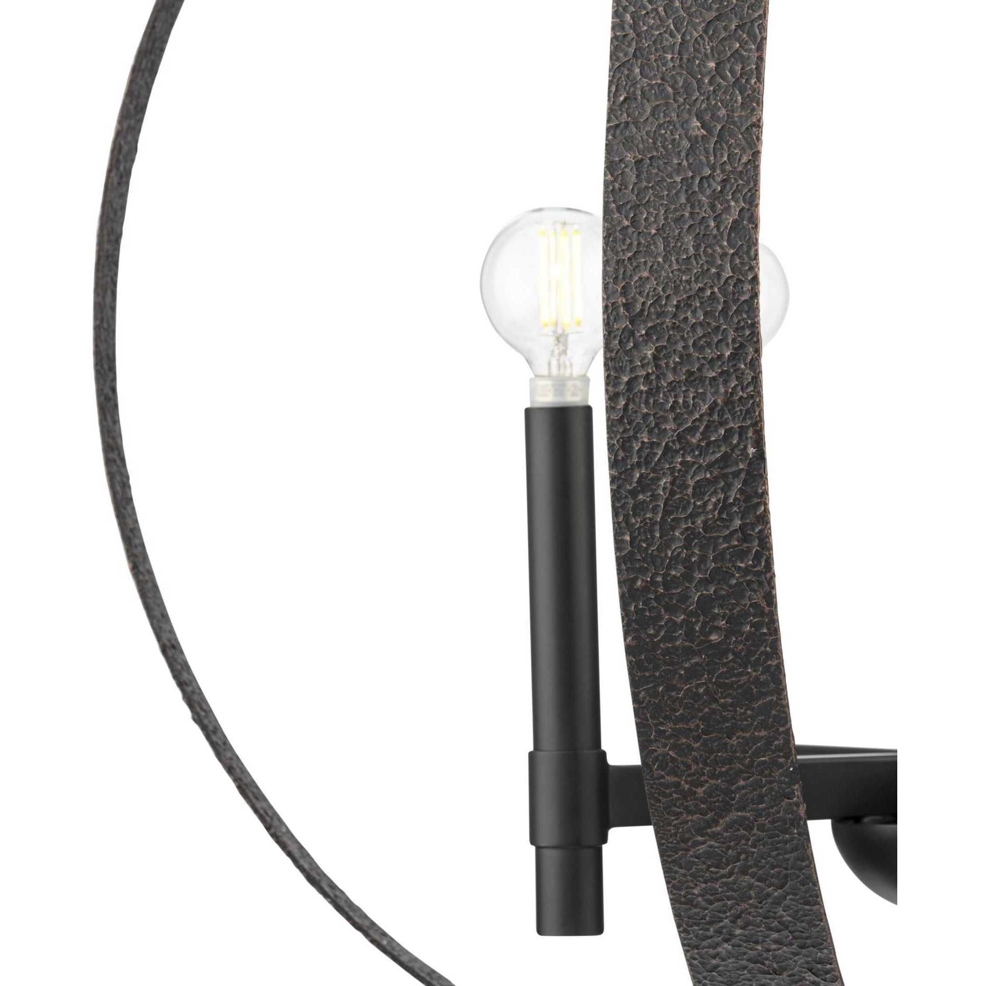 Allegheny 5 Light 22 inch Matte Black Chandelier Ceiling Light, Design Series