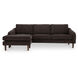 Quinn Dark Brown Sectional