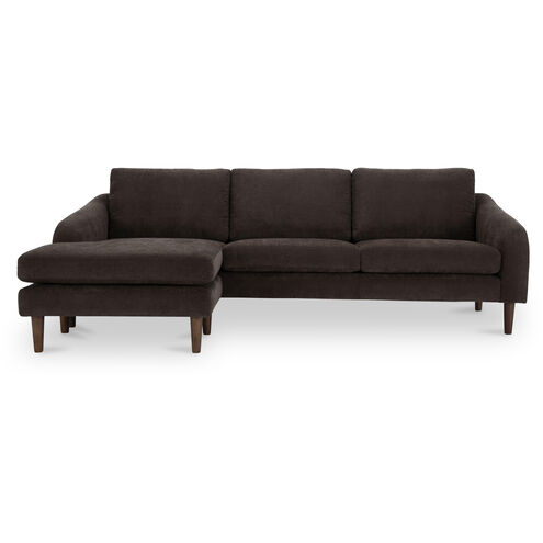 Quinn Dark Brown Sectional
