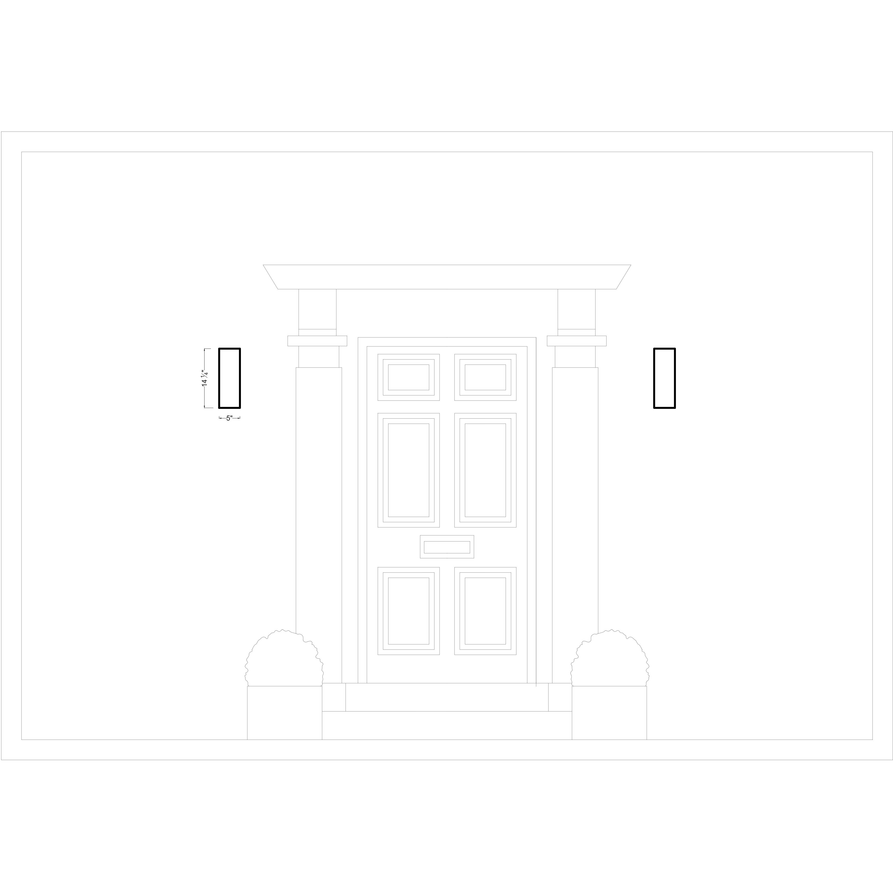 Sean Lavin Outdoor Cylinders 2 Light 14.25 inch Textured Black Outdoor Wall Lantern