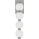 Sean Lavin Perle LED 3 inch Polished Nickel ADA Wall Sconce Wall Light in 2700K