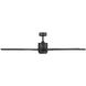 Renegade 66 inch Matte Black Downrod Ceiling Fan in 2700K