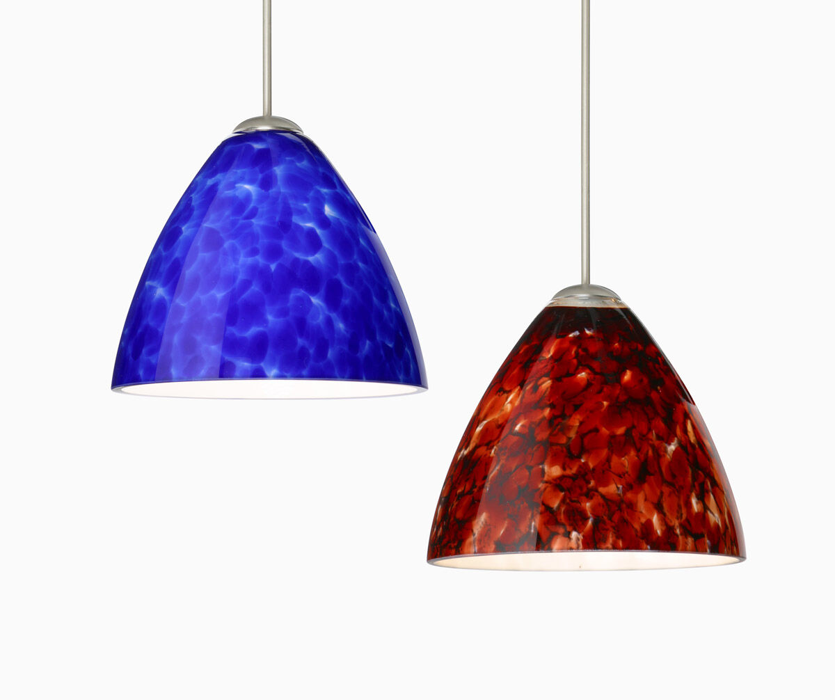 Mia 1 Light Bronze Pendant Ceiling Light in Opal Matte Glass, Halogen