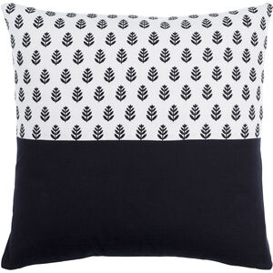 Chromatique 22 X 22 inch Black/Off-White Accent Pillow