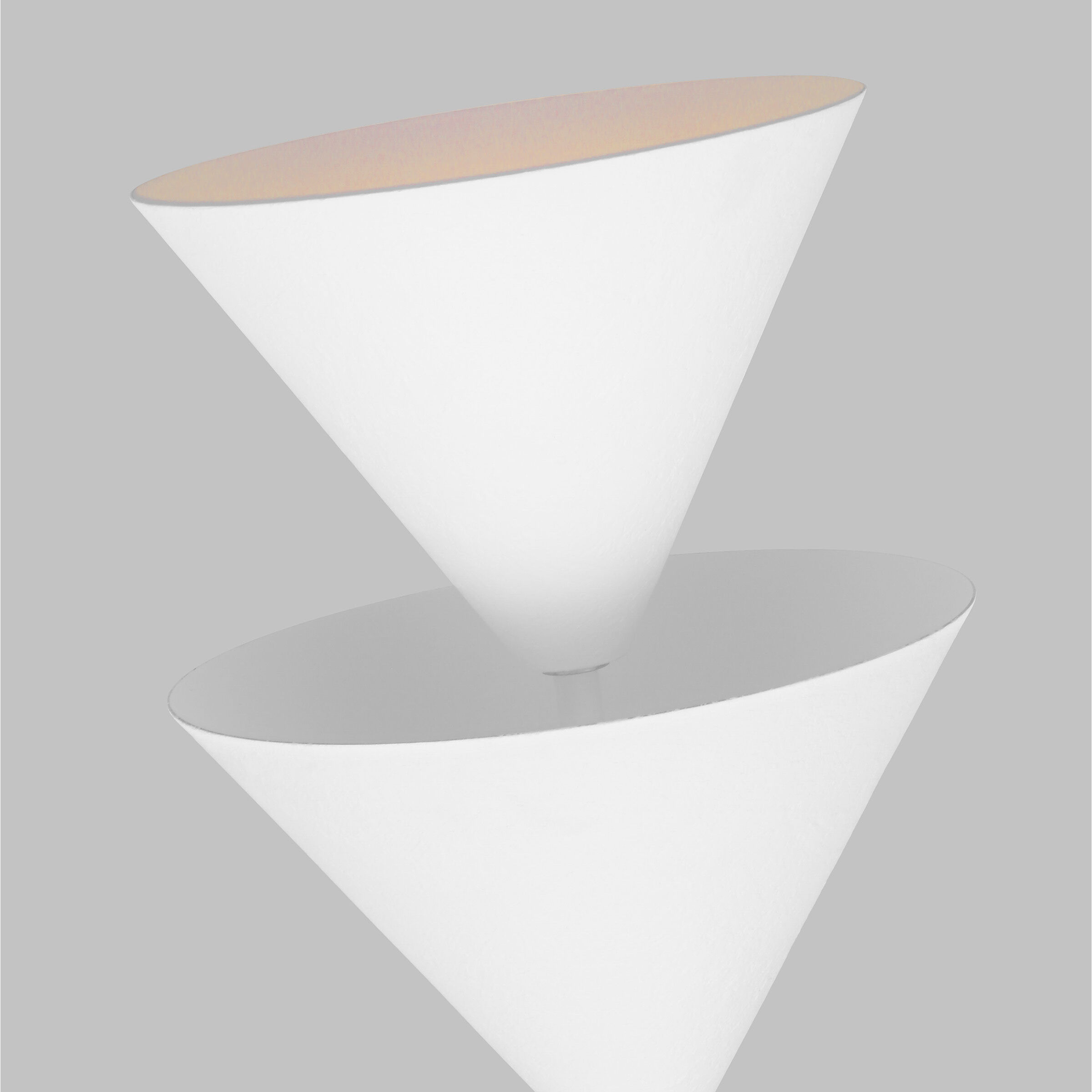 Christiane Lemieux Cornet 70 inch 9 watt Cast Plaster Floor Lamp Portable Light