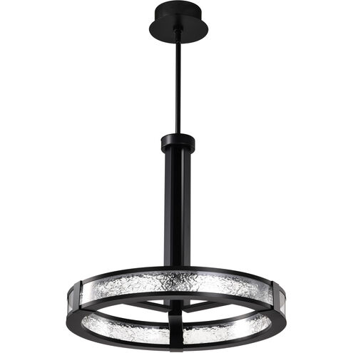 Darrow LED 24 inch Matte Black Pendant Ceiling Light