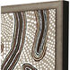 Huzi Brown and Black and White Framed Art
