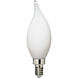 Branded Lamps LED F - Flame Tip C - E12 Candelabra 4.00 watt 120 3000K Light Bulb