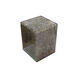 Square 17.7 inch Natural Stool