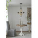 Harper 6 Light 22.4 inch White Wash and Black Pendant Ceiling Light