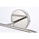 Hanson 2 Light 19 inch Polish Nickel Bath Sconce Wall Light