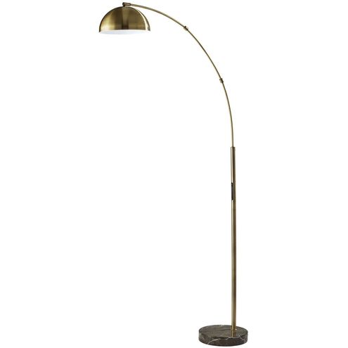 Bolton 72 inch 28.00 watt Antique Brass Arc Lamp Portable Light