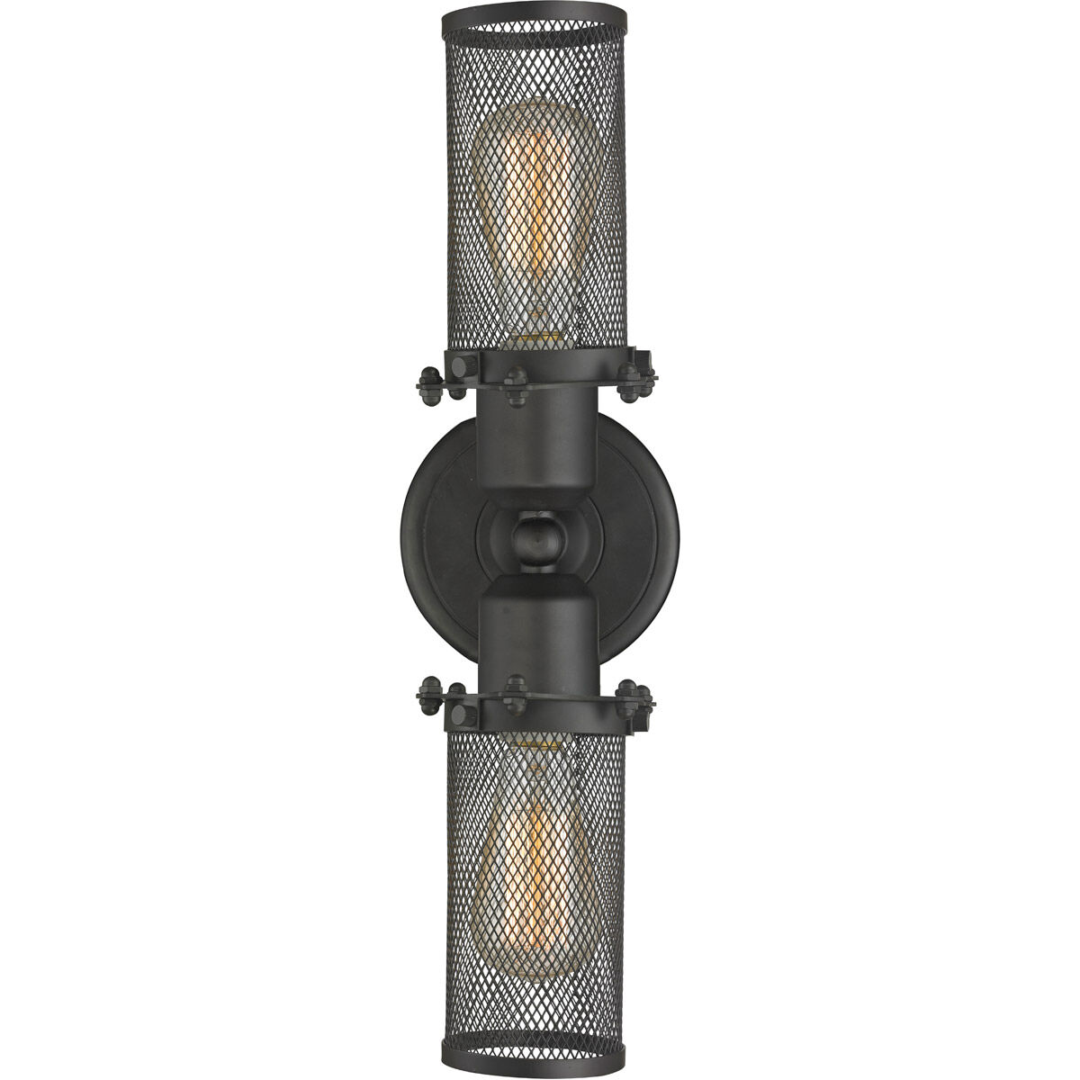 Austere Quincy Hall 2 Light 19 inch Oil Rubbed Bronze Bath Vanity Light Wall Light, Austere