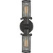 Austere Quincy Hall 2 Light 19 inch Oil Rubbed Bronze Bath Vanity Light Wall Light, Austere