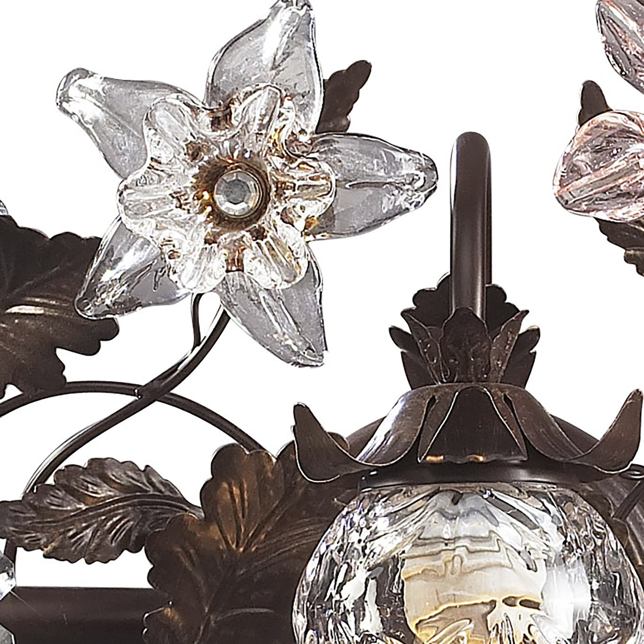 Cristallo Fiore Vanity Light Wall Light