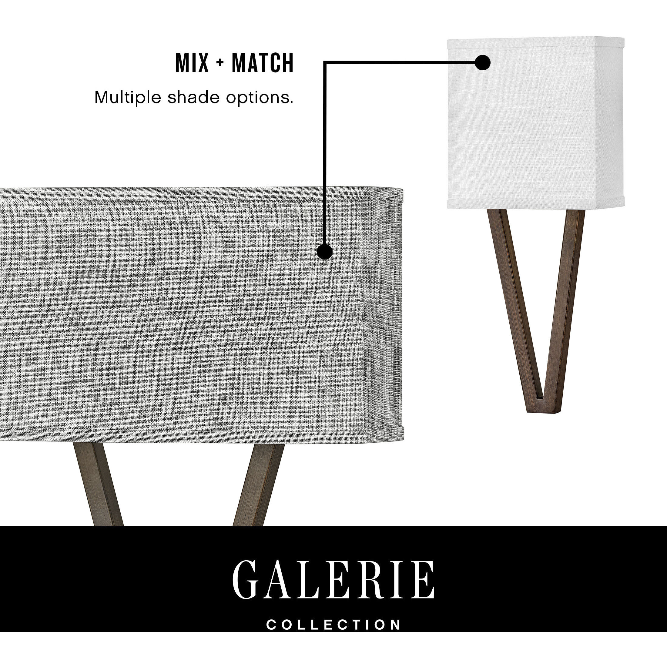 Galerie Vector LED 15 inch Walnut ADA Indoor Wall Sconce Wall Light