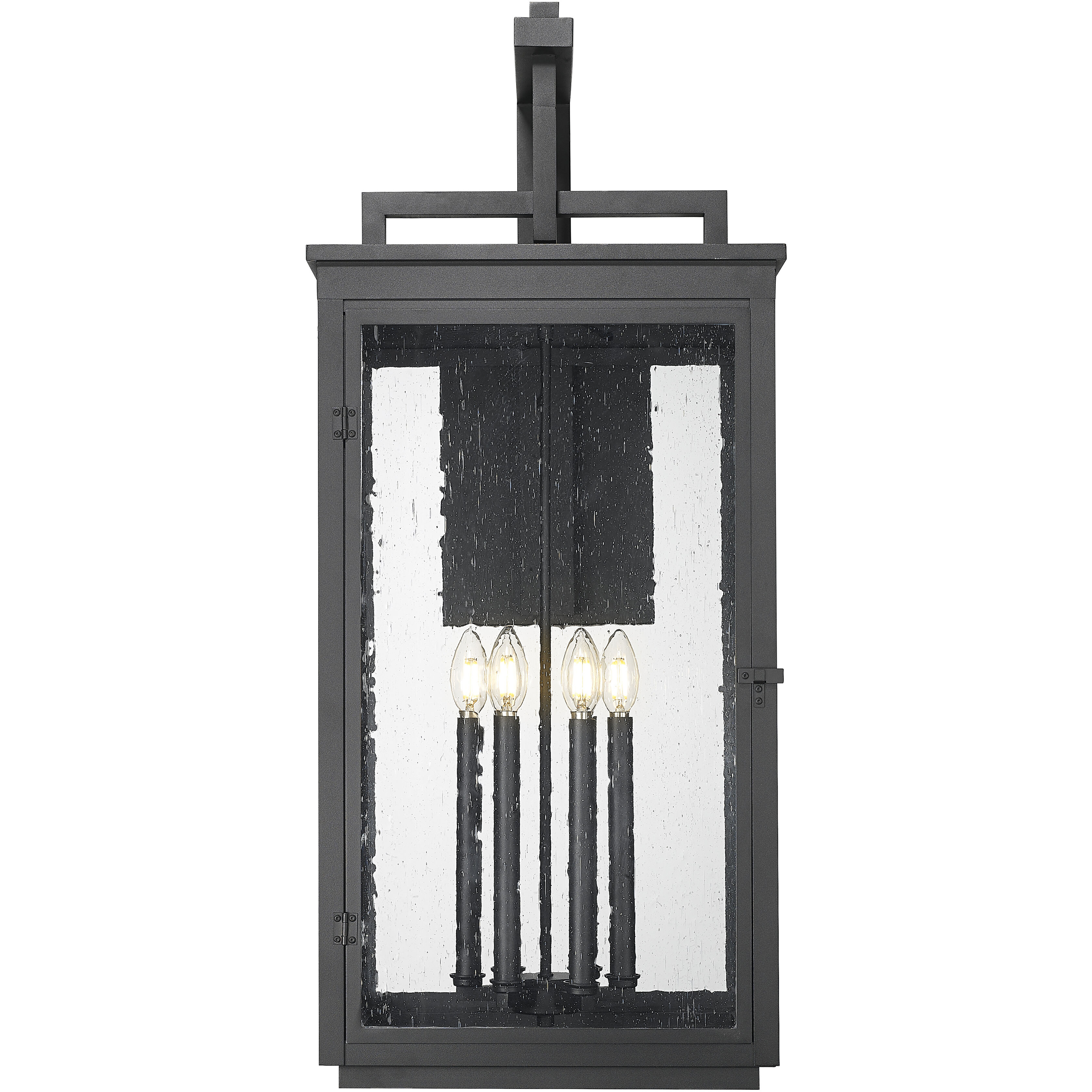 Hartwell 6 Light 36 inch Sand Black Outdoor Wall Light