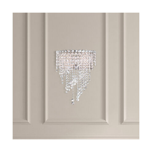 Chantant 4 Light 9.5 inch Polished Stainless Steel Wall Sconce Wall Light in Optic