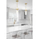 Fontaine 1 Light 5.75 inch Rubbed Brass Pendant Ceiling Light