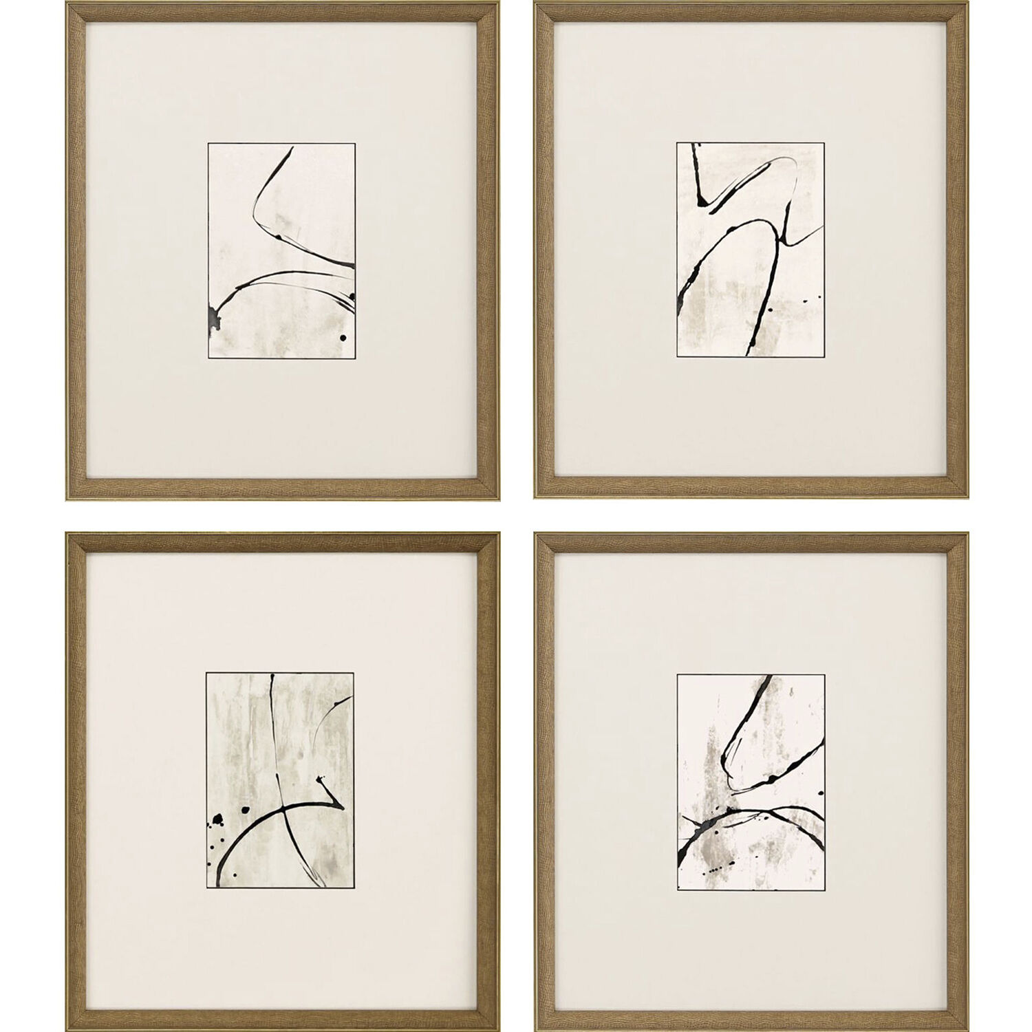 Jete Black and Neutral Framed Art, The Studio