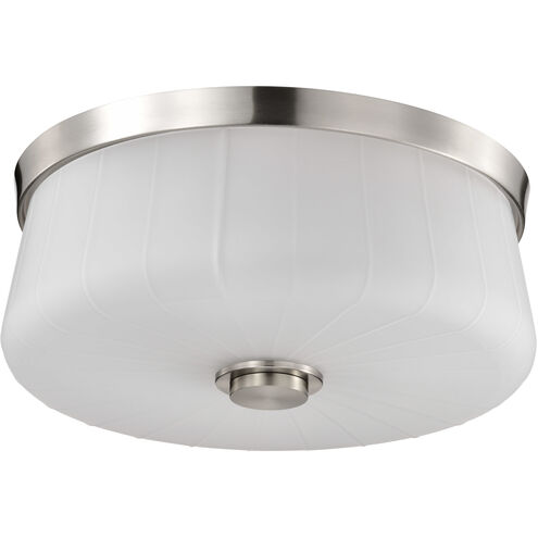 Lune 16 inch Brushed Nickel Flush Mount Ceiling Light