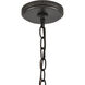 Beaufort 6 Light 24 inch Anvil Iron with Distressed Antiqued Gray Chandelier Ceiling Light