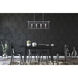 Carli 4 Light 33 inch Brushed Nickel and Brushed Dark Grey Chandelier Ceiling Light
