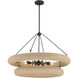 Aeris 8 Light 36 inch Dark Bronze Pendant Ceiling Light