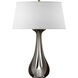 Lino 25.3 inch 100 watt Dark Smoke Table Lamp Portable Light in Natural Anna