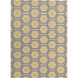 Fallon 132 X 96 inch Lime, Dark Brown, Beige Rug