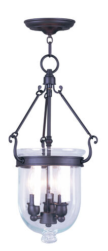 Jefferson 3 Light 10 inch Bronze Chain Lantern