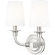 Katerina Wall Sconce Wall Light in Brushed Nickel