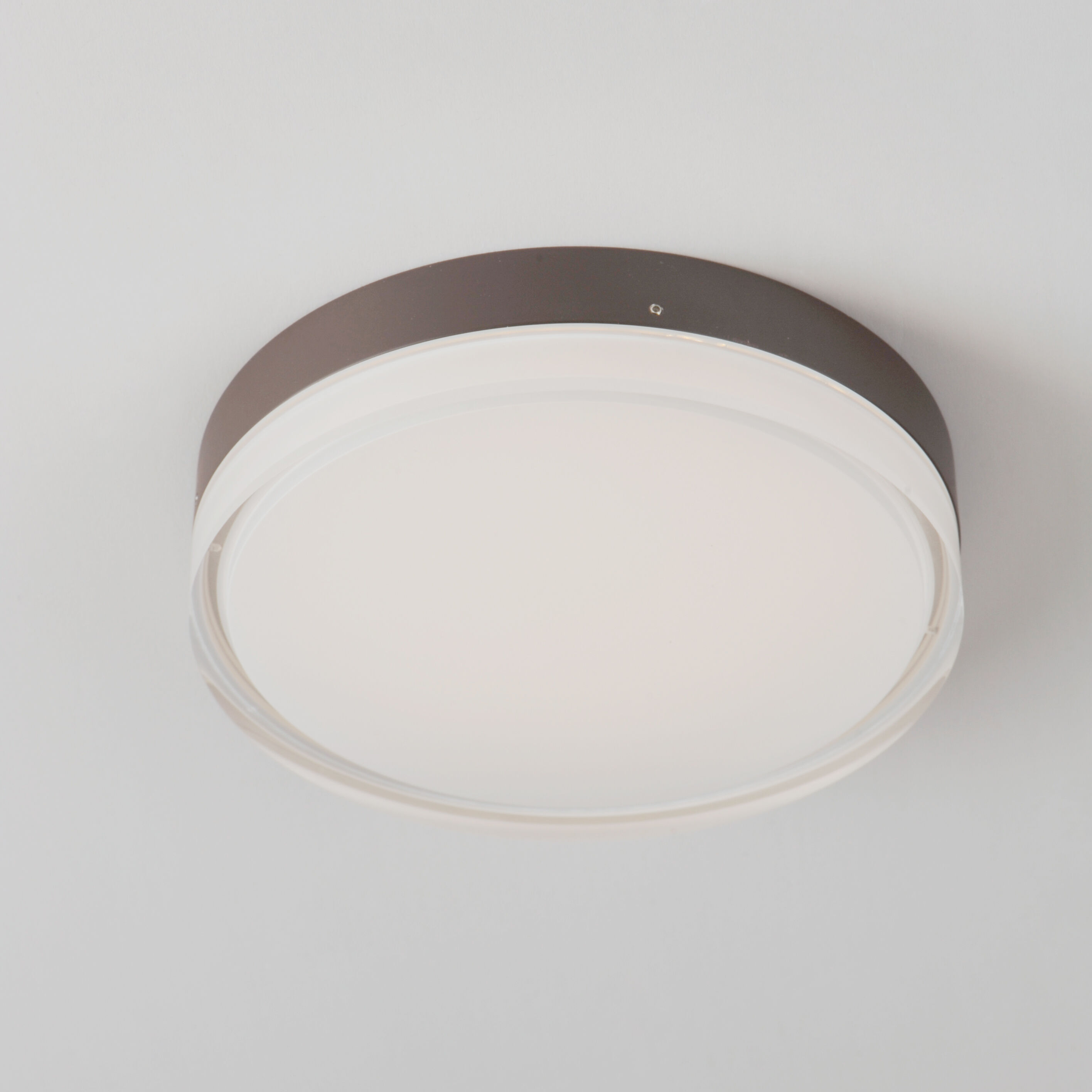 Illuminaire II LED 7 inch Bronze Flush Mount Ceiling Light