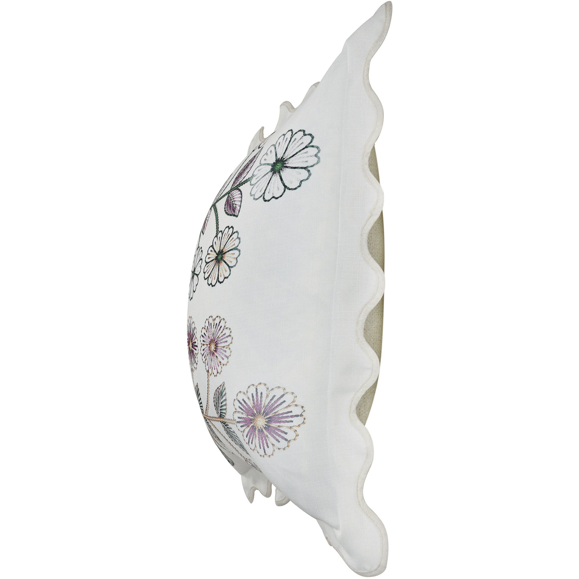 Betsy 30 X 7 inch Multi and White and Pink Pillow