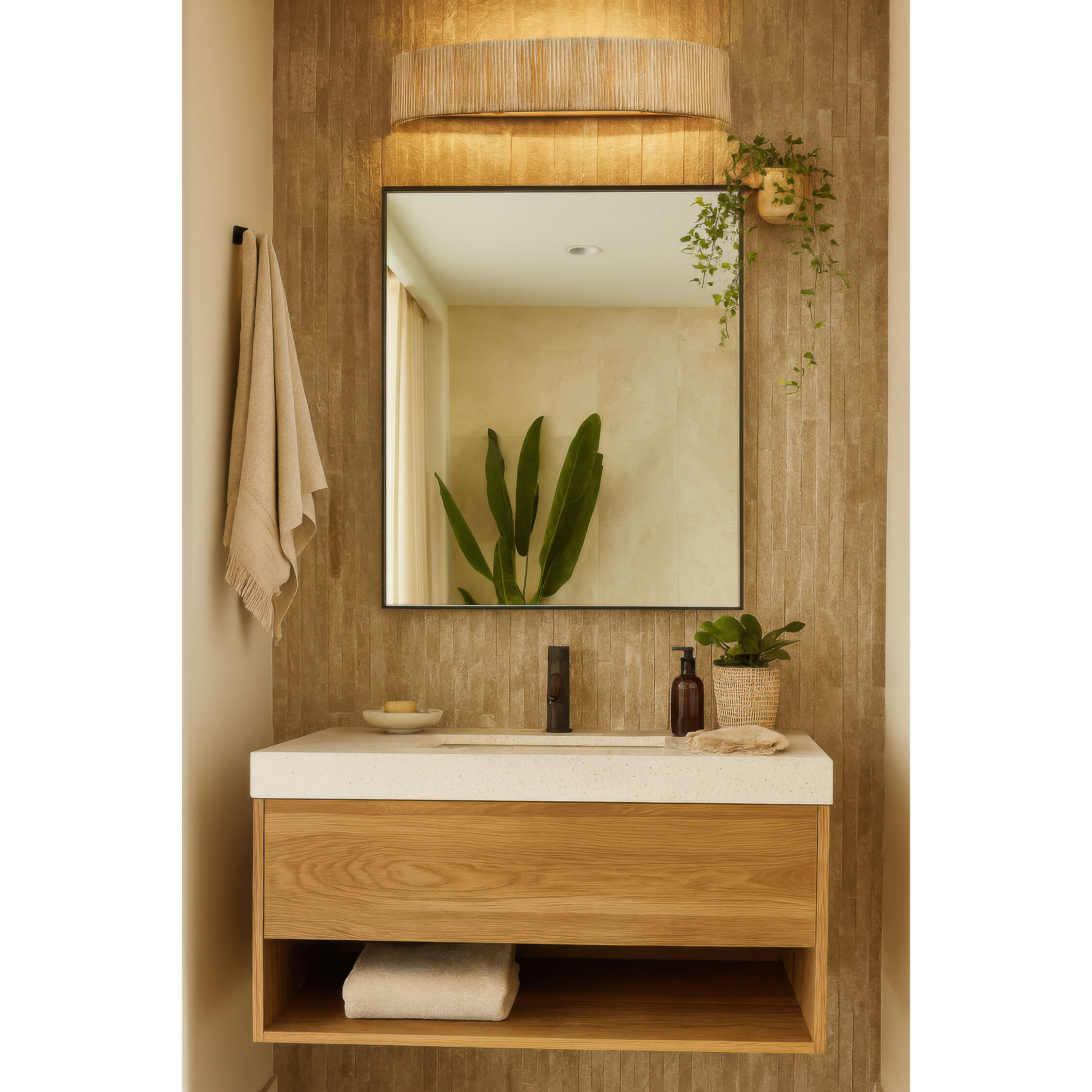 Jacob's Ladder 3 Light 25.5 inch French Gold Bath Vanity Light Wall Light, Smithsonian Collaboration