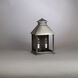 Cambridge 1 Light 9 inch Dark Brass Wall Lantern Wall Light in Clear Seedy Glass, Medium