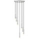 Stari 7 Light 18 inch Brushed Nickel Chandelier Ceiling Light