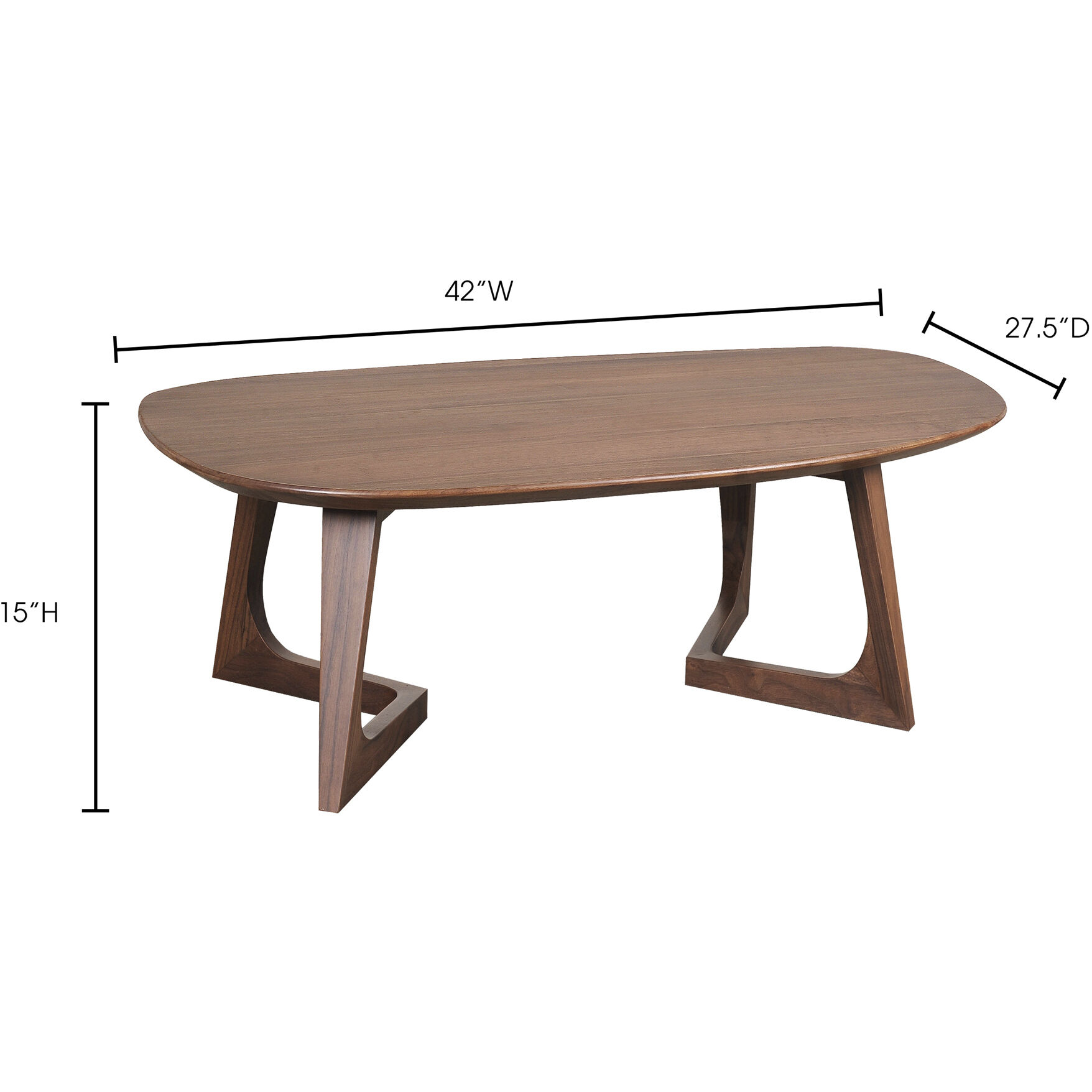 Godenza Brown Coffee Table, Small