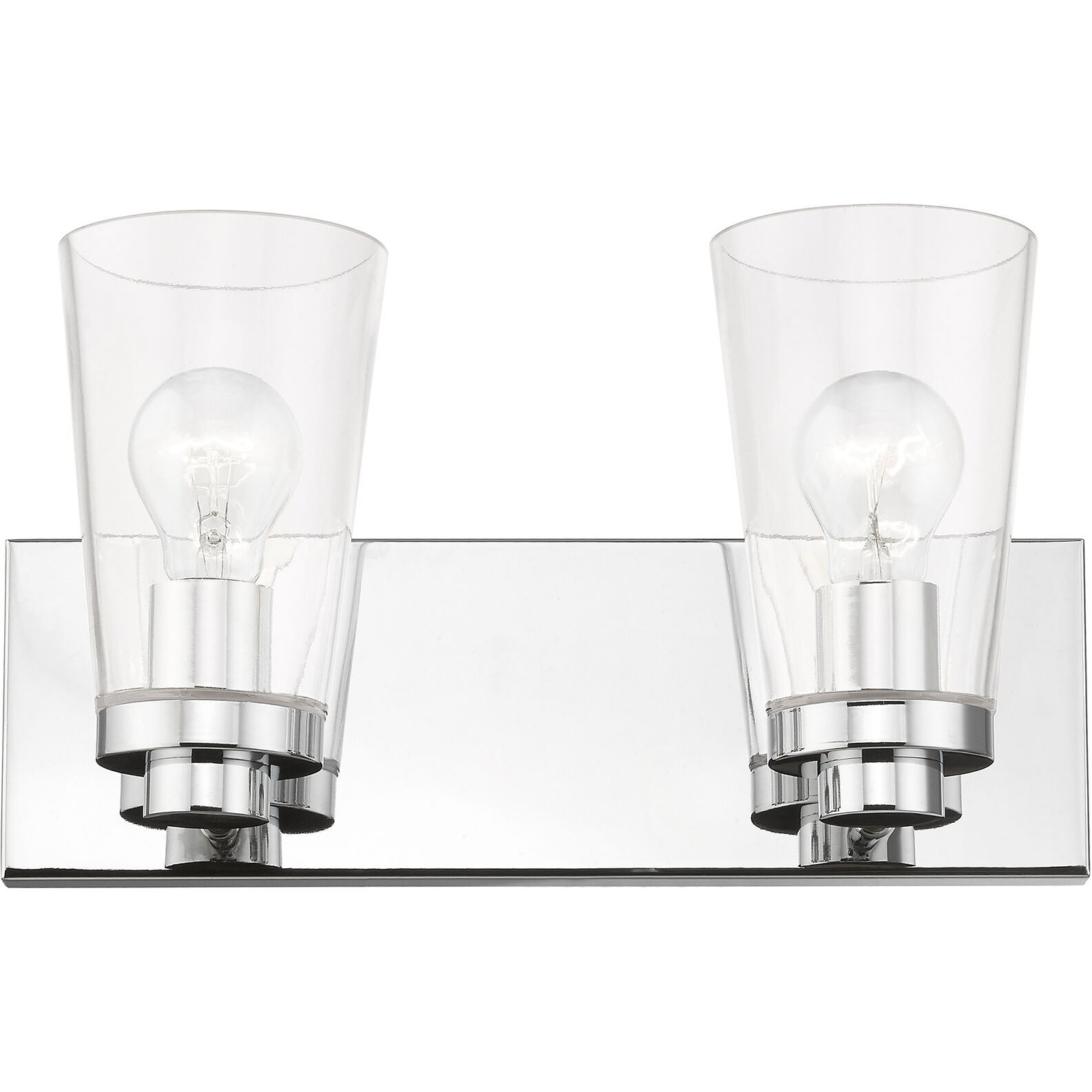 Cityview 2 Light 14 inch Polished Chrome Vanity Sconce Wall Light