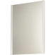 Luminance 42 X 30 inch Polished Chrome LED Mirror