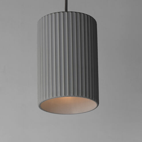 Souffle LED 5.75 inch Gray Single Pendant Ceiling Light